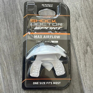 NWT Shock Doctor Sport Max Air Flow Mouth Guard